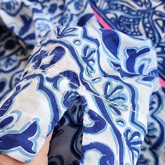 Lilly Pulitzer Boho Hippie Paisley Top Sz XL - Picture 6 of 8